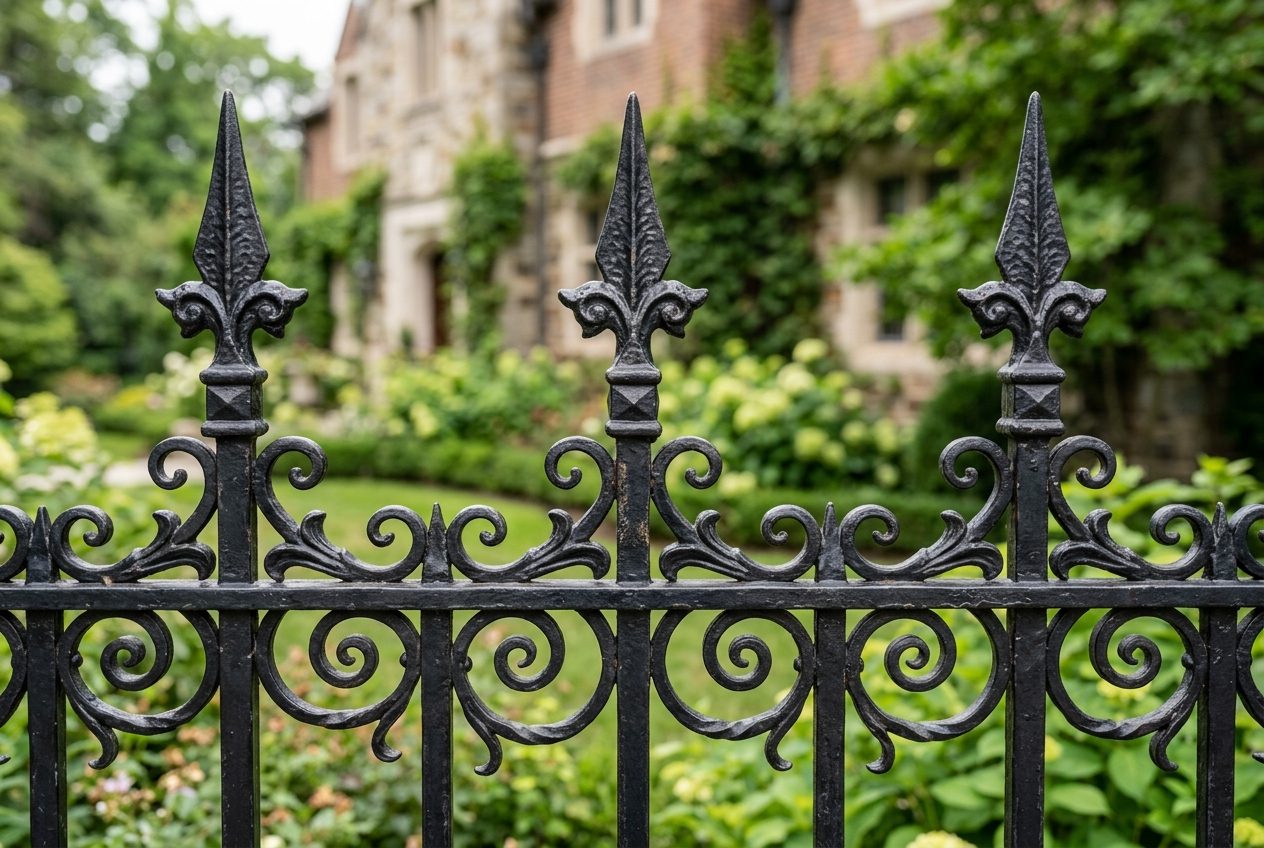 Decorative Fence Installation Sacramento Ornamental Iron Detail